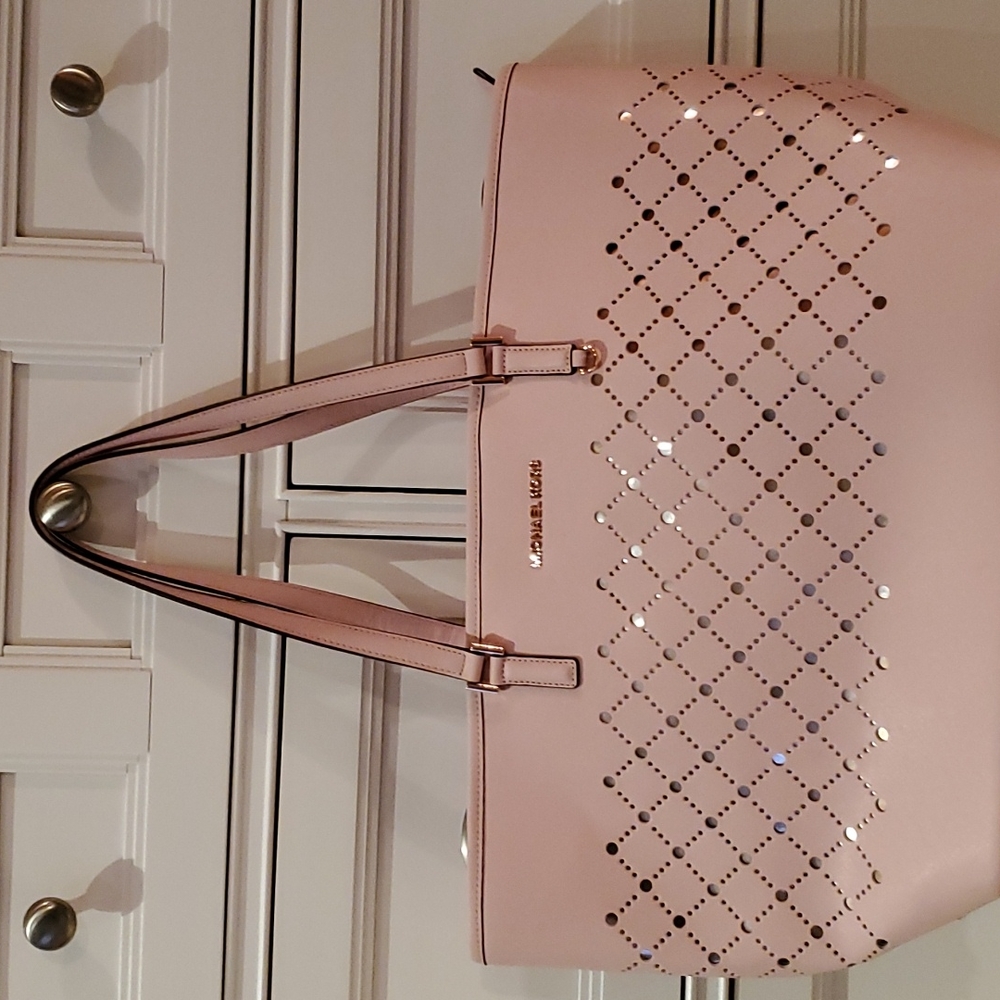 Michael Kors large pink Tote